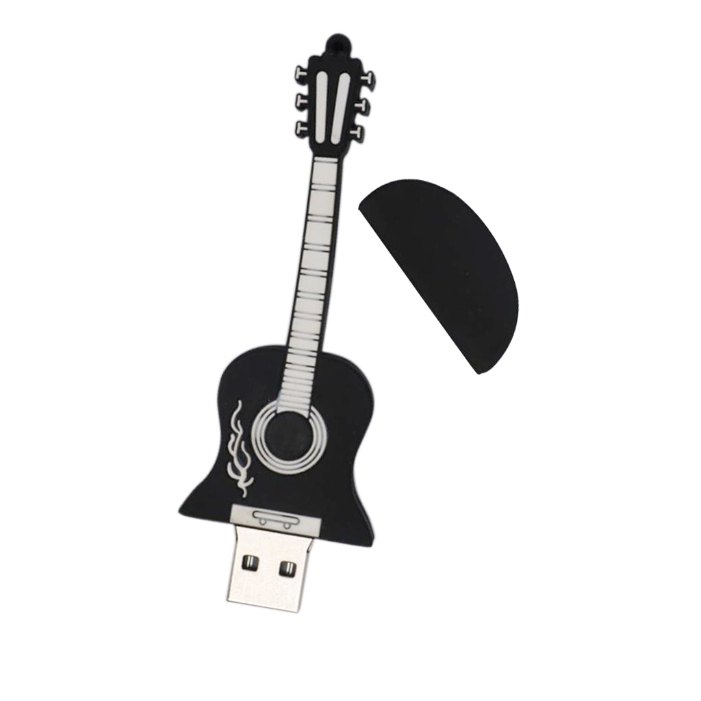 Mini Guitar Shape USB Flash Drive Memory Stick U Disk Storage Thumb 32GB