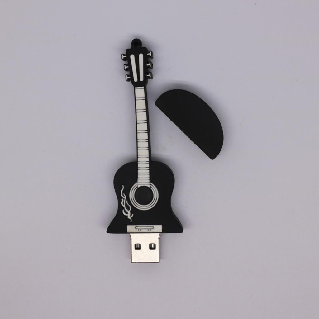 Mini Guitar Shape USB Flash Drive Memory Stick U Disk Storage Thumb 32GB