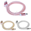 Micro USB Sync Data Charger Charging Cable Cord for Samsung Smartphone Gold