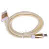 Micro USB Sync Data Charger Charging Cable Cord for Samsung Smartphone Gold