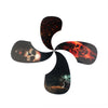 Set of 4 Acoustic Guitar Celluloid Anti-scratch Pickguard, Skull Heads/Tortoise Shell, 64/68mm Radius