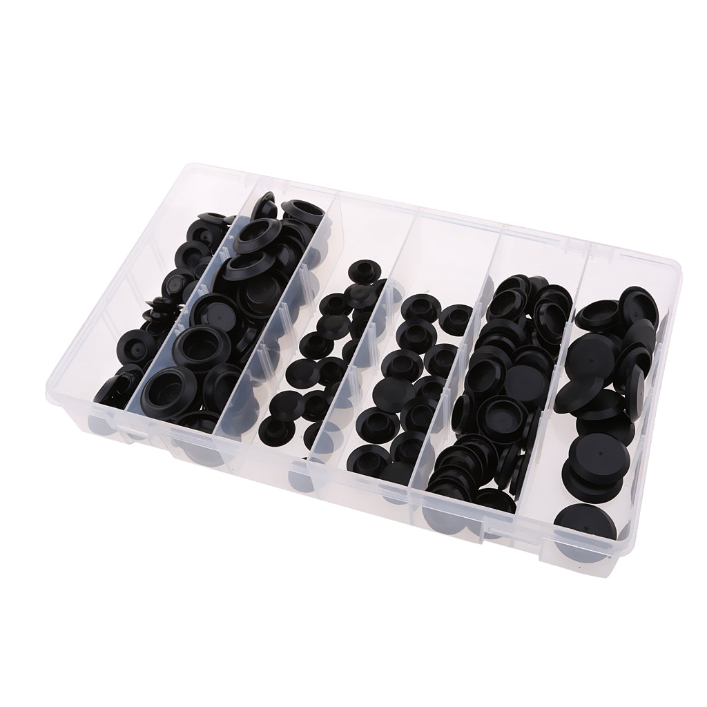 141 Piece Universal Car Vehicle Body Plastic Button and Flush Mount Sheet Metal Hole Plugs