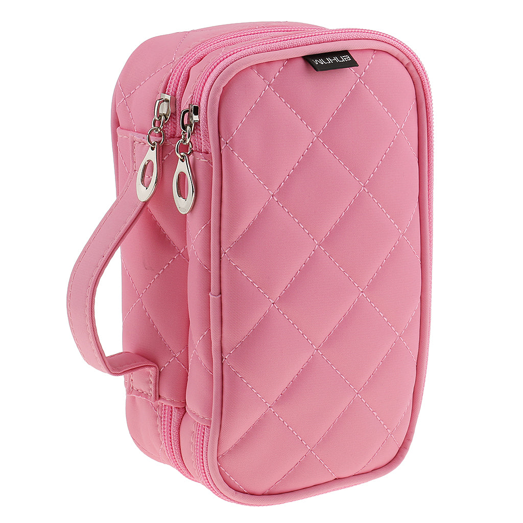 Women Girls Travel Cosmetic Makeup Bag Toiletry Bag Pink