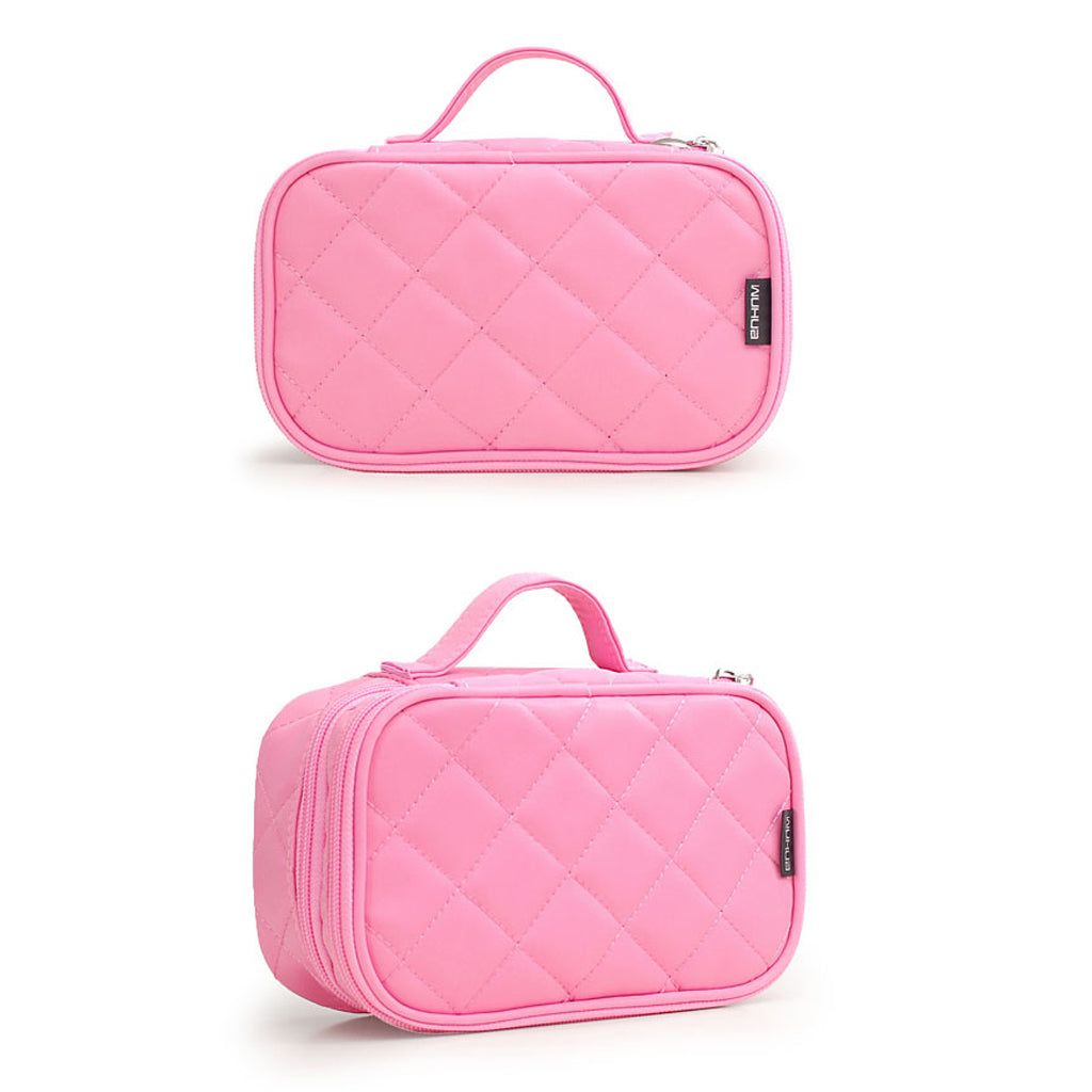 Women Girls Travel Cosmetic Makeup Bag Toiletry Bag Pink