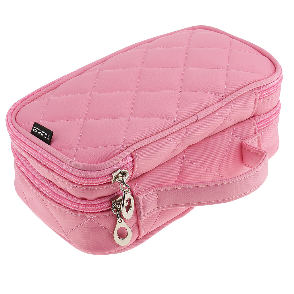 Women Girls Travel Cosmetic Makeup Bag Toiletry Bag Pink