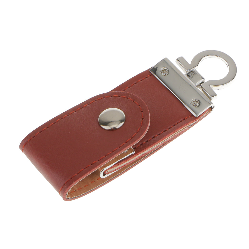 PU Leather U-Disk USB 2.0  Flash Drive U Disk High Speed for Windows 7 8 Vista Desktop Laptop PC 8GB