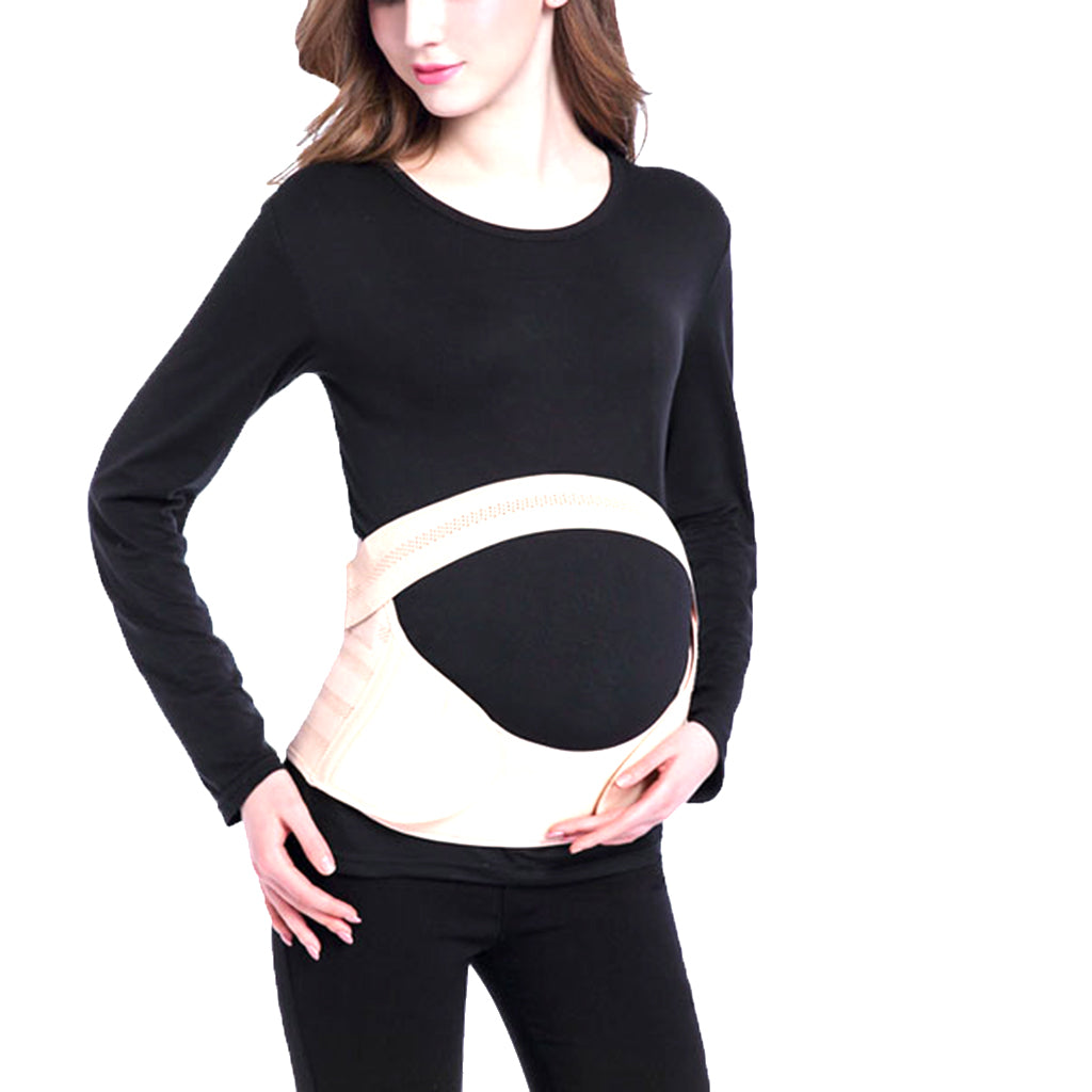 Women Pregnancy Maternity Waist Abdomen Back Support Belt Tummy Belly Waist Brace Band XL