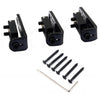 3Pcs Single Guitar Bridge for 3/4/5/6 String Guitar Cigar  Box Banjo Parts Black