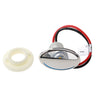 Boat LED Down Courtesy Light Accent Stainless Bezel with Clear Lens - Warm White