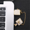 Swivel Design Fold Flash Drive USB Disk Memory Stick Crystal Bag for Laptop16GB