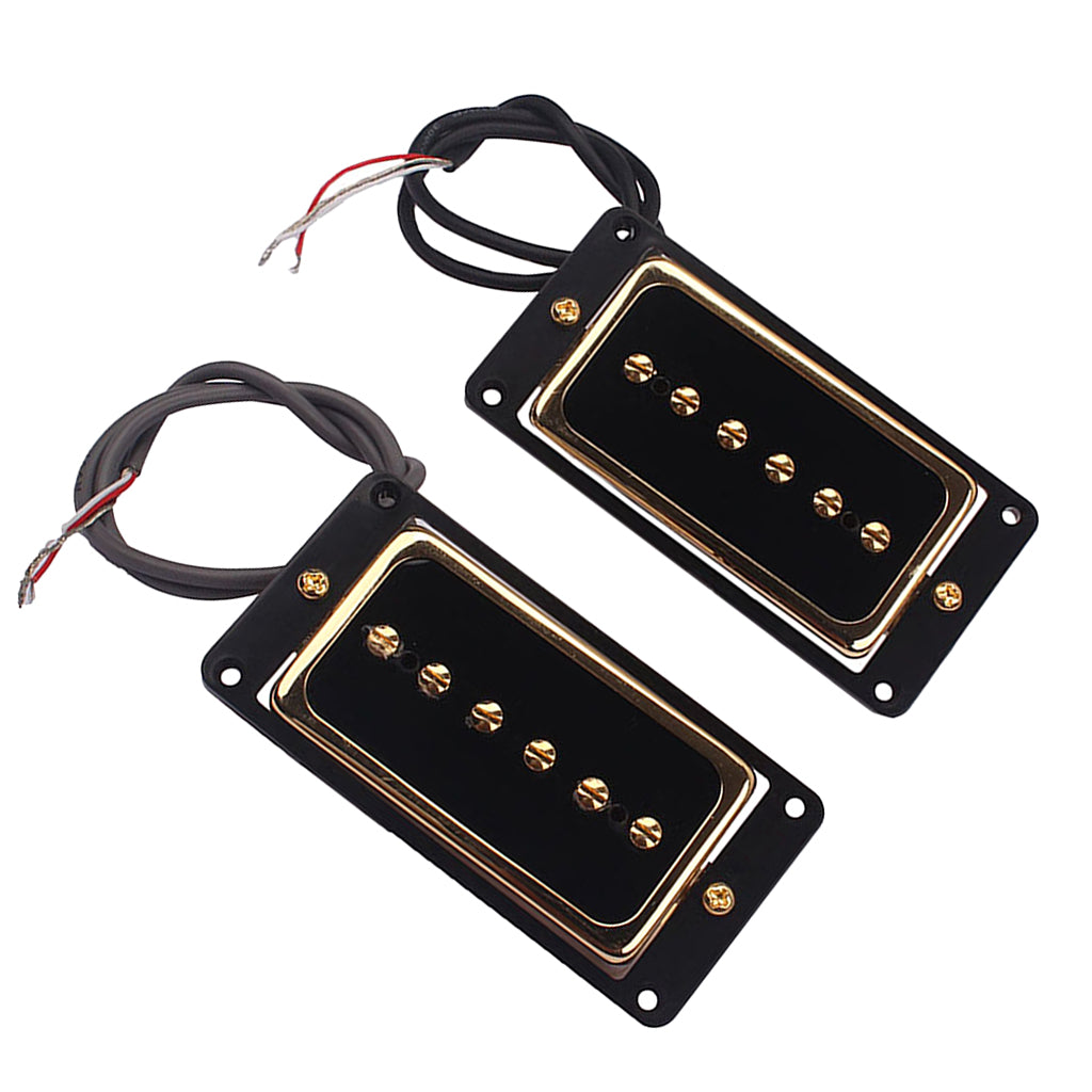 Alnico 5 Humbucker Pickup Bridge Neck Set P90 for Electric Guitar Accessory