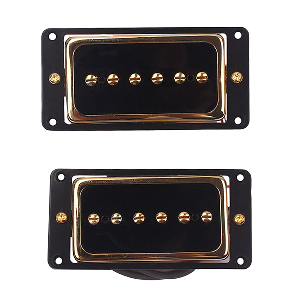 Alnico 5 Humbucker Pickup Bridge Neck Set P90 for Electric Guitar Accessory