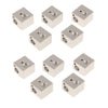 10PCS DIY Heater Block Hot End M6 Nozzle For MK8 RepRap 3D Printer DIY 16x16x12mm MK8