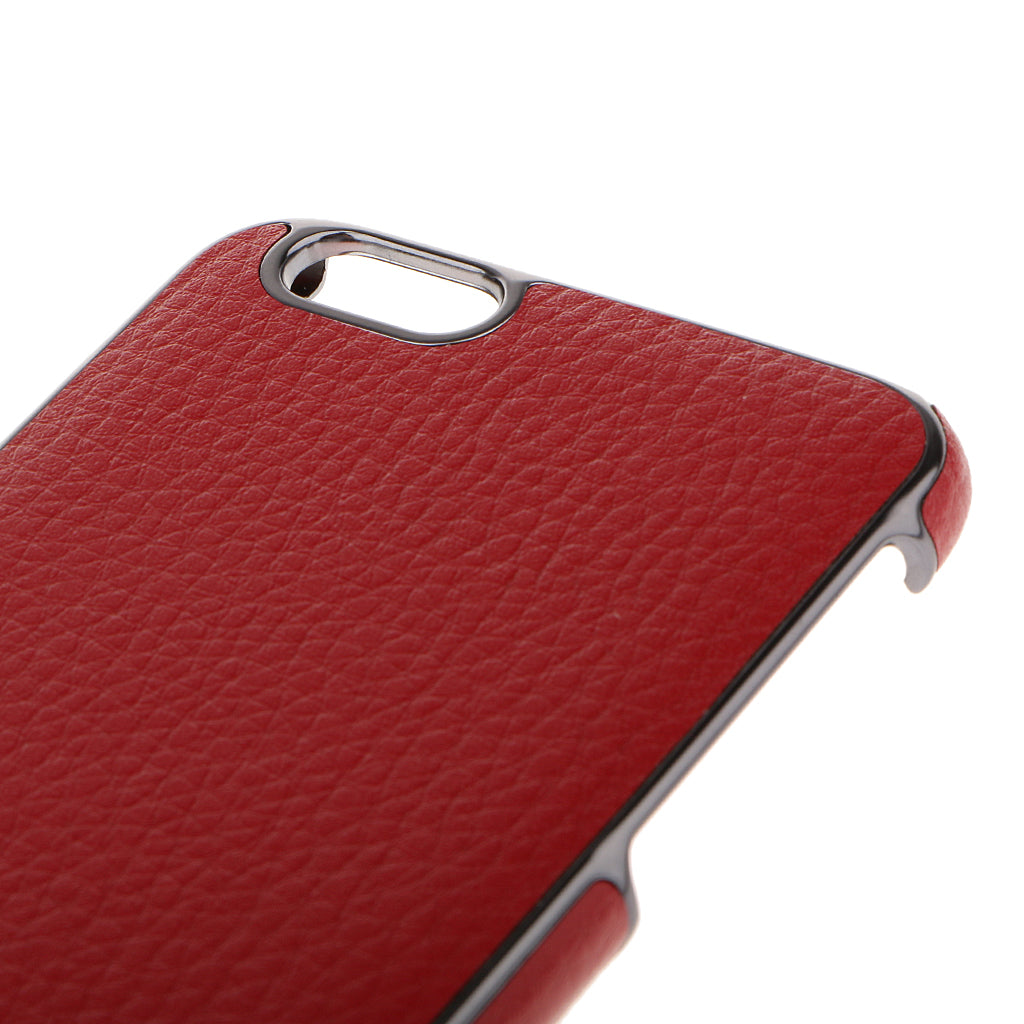 Portable PU Leather Case Cover Protector COMPATIBLE FOR Apple iPhone 6/ 6s 5.5inch Red