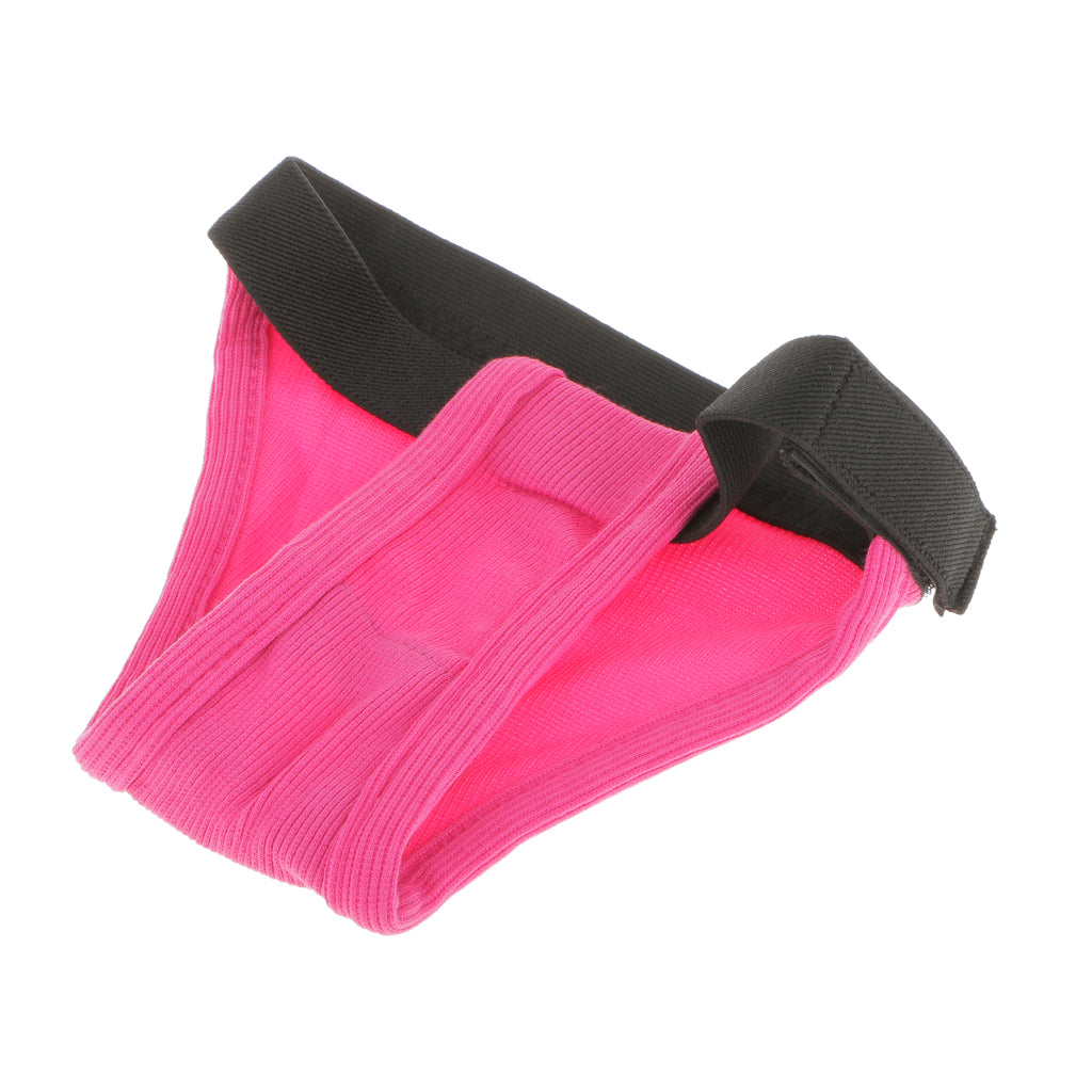 Pet Female Dog Under Clothing Supplies Soft Moisture Breathable Ribbing Classic Physical Pant Sanitary Underwear Rose Red L