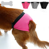 Pet Female Dog Under Clothing Supplies Soft Moisture Breathable Ribbing Classic Physical Pant Sanitary Underwear Rose Red L