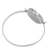 Set Of Women Girls Stainless Steel Oil Diffuser Aromatherapy Bracelet Bangle With Pads Jewelry Supplies 2.76inch