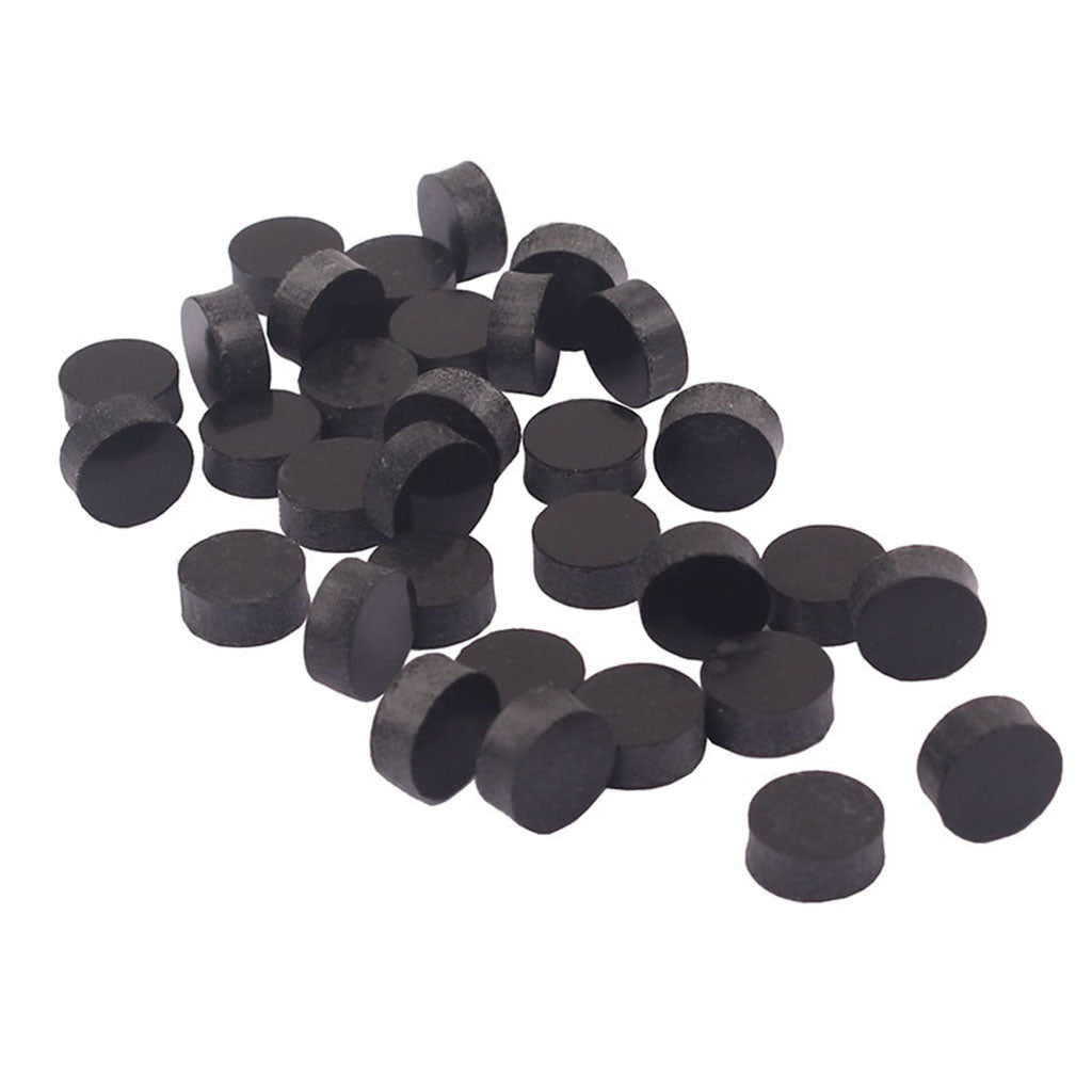 300 Pcs Black Plastic Dots Inlays Material for Guitar Bass Fingerboard Parts Diameter 5mm