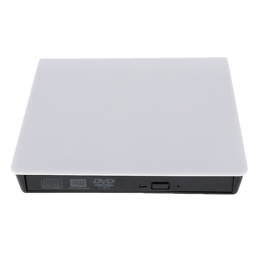 External USB 3.0 DVD RW CD Writer Optical Drive Burner Reader For Laptop PC Notebook White