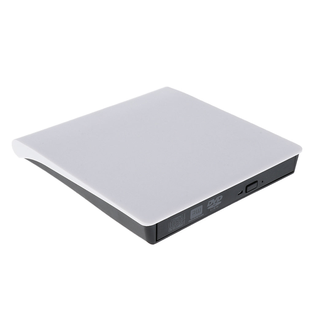 External USB 3.0 DVD RW CD Writer Optical Drive Burner Reader For Laptop PC Notebook White