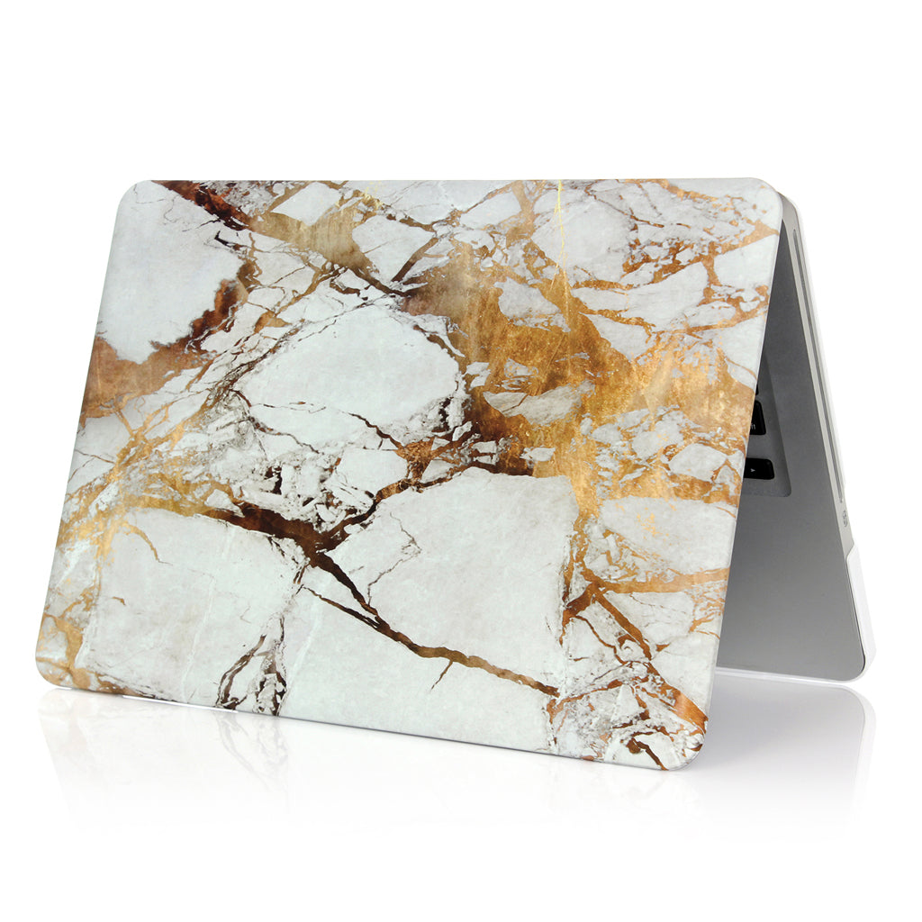 Fashionable Marble Hard Case Cover Top Case Bottom Case Cover COMPATIBLE FOR 13'' Macbook Pro #4