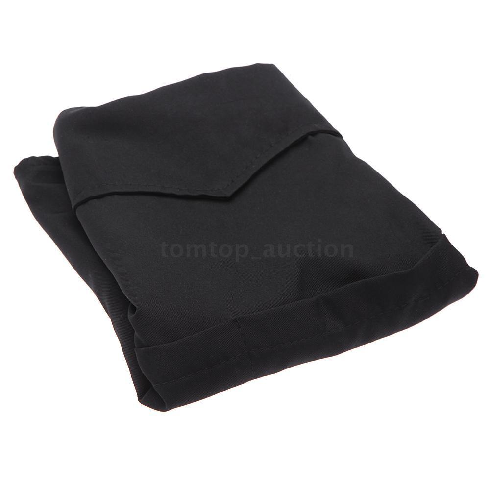 Salon Hair Cut Apron Hairdressing Wrap Cloth - Black