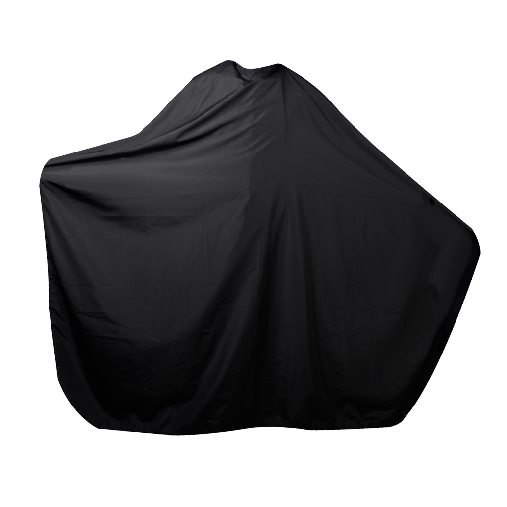 Ultra Thin Lightweight Waterproof Plastic Hair Cape Hairdressing Gown Cloth Cover 150x140cm Black