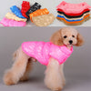 Pet Dog Puppy Cat Clothing Supplies Winter Warm Padded Coat Down Jacket Vest Apparel Outfit Pink 2XL