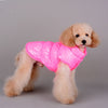 Pet Dog Puppy Cat Clothing Supplies Winter Warm Padded Coat Down Jacket Vest Apparel Outfit Pink 2XL