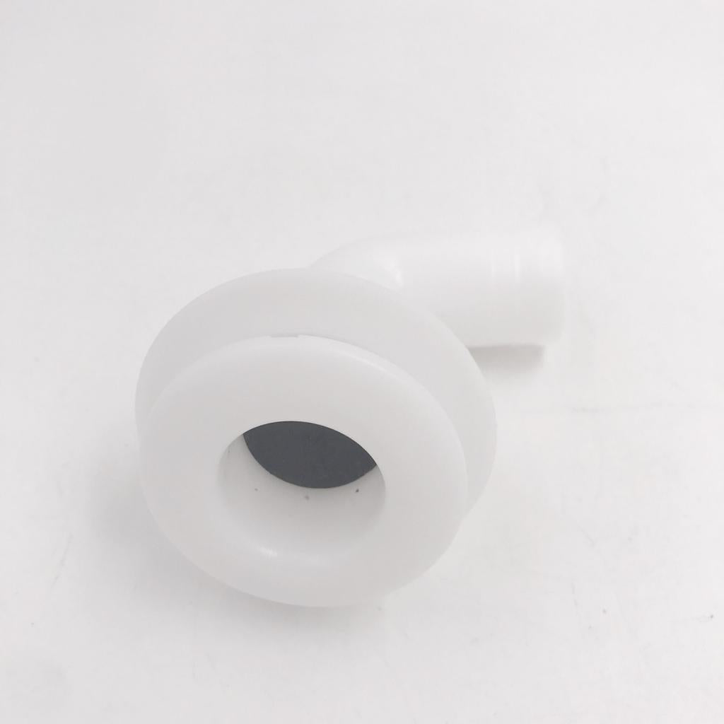 New Boats Parts White Thru Hull Fitting for 1" Hose 90 Ddgree Boating