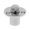 High Polished Stainless Steel Garboard Drain Plug Bung Replacement for Boats Transom Accessories - Fits 7/8 inch Diameter Hole