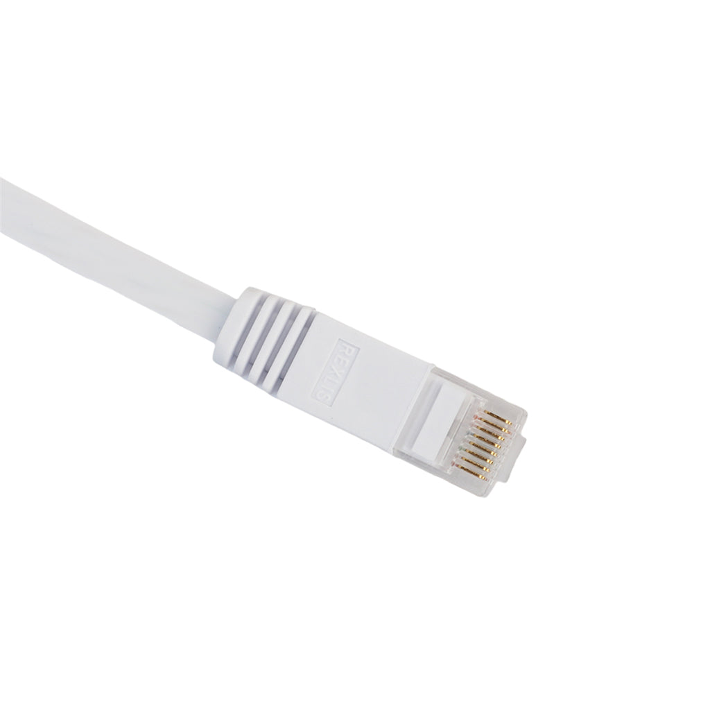 CAT6 Cable Ethernet Lan Network CAT 6 RJ45 Patch UTP Cord Internet White 15 Meters