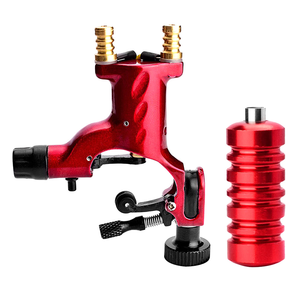 Lightweight Rotary Tattoo Machine Dragonfly Shader Liner With Handle Grip For Tattooist Tattoo Art Supplies Red