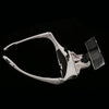 5 Lens Headband Double LED Lamp Head Light Jeweler Watch Repair Precise Work Handset Magnifier Magnifying Glass Loupe