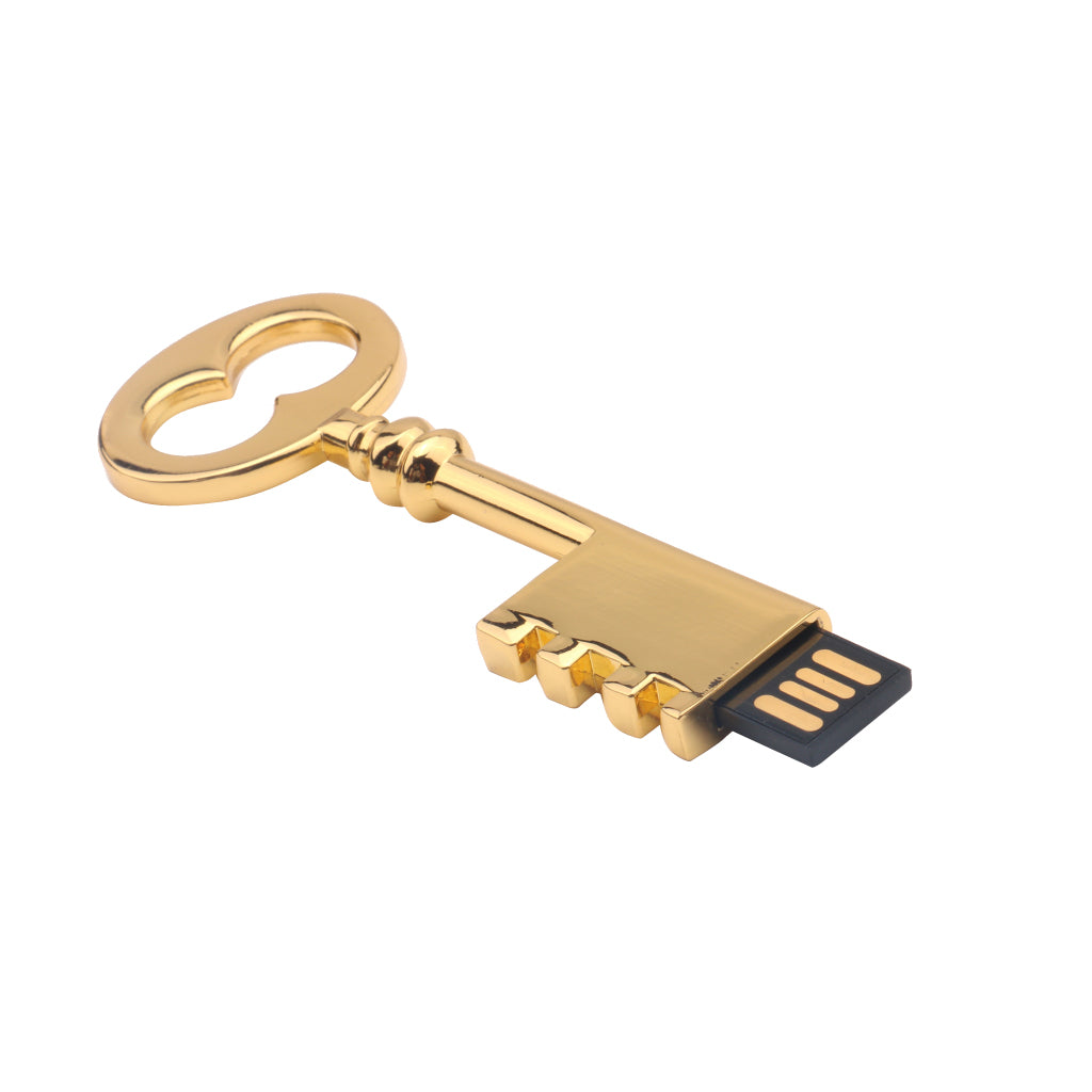 Memory Stick USB Flash Drive Disk Data Storage Retro Metal for Laptop 16 GB