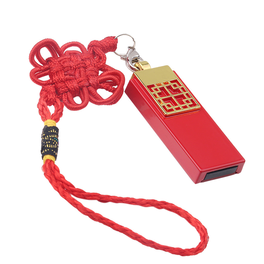 USB 2.0 Flash Drive High Read Speed Memory Storage for Laptop Chinese Knot 8GB