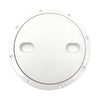 Marine 8 Inch Round Non Slip Inspection Hatch with Detachable Cover White