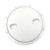 Marine 8 Inch Round Non Slip Inspection Hatch with Detachable Cover White