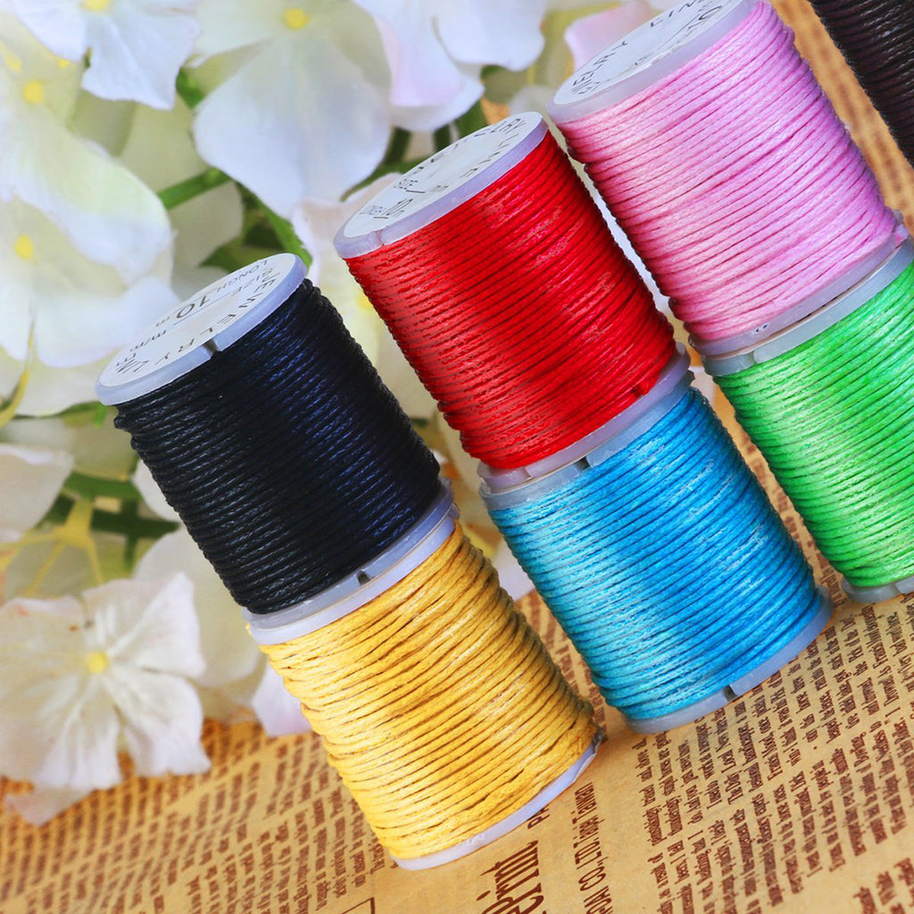 10 Rolls Cotton Cords Strings Ropes For DIY Bracelet Beading Jewelry Making