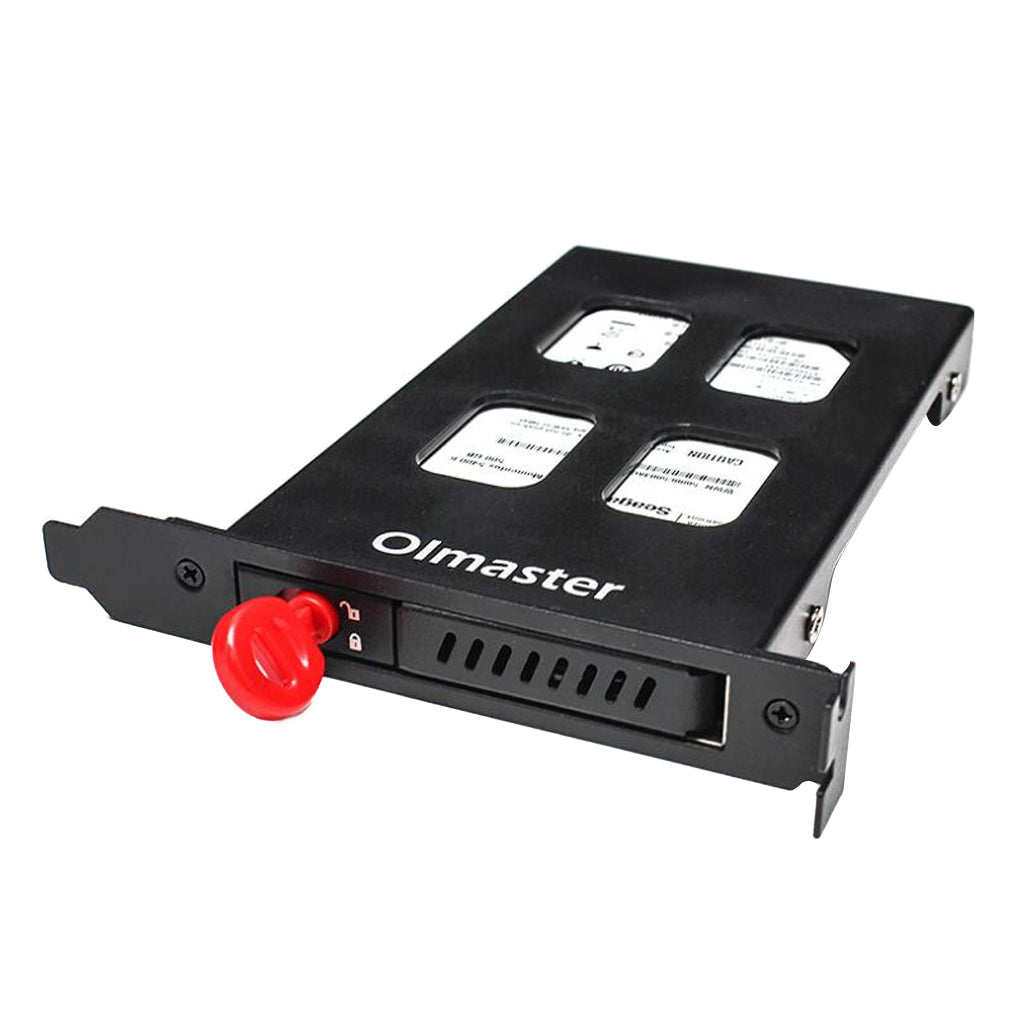 PCI 2.5''SATA HDD Mobile Rack Dock for 7.0/9.5mm 2.5'' SATA III HDD/SSD Black