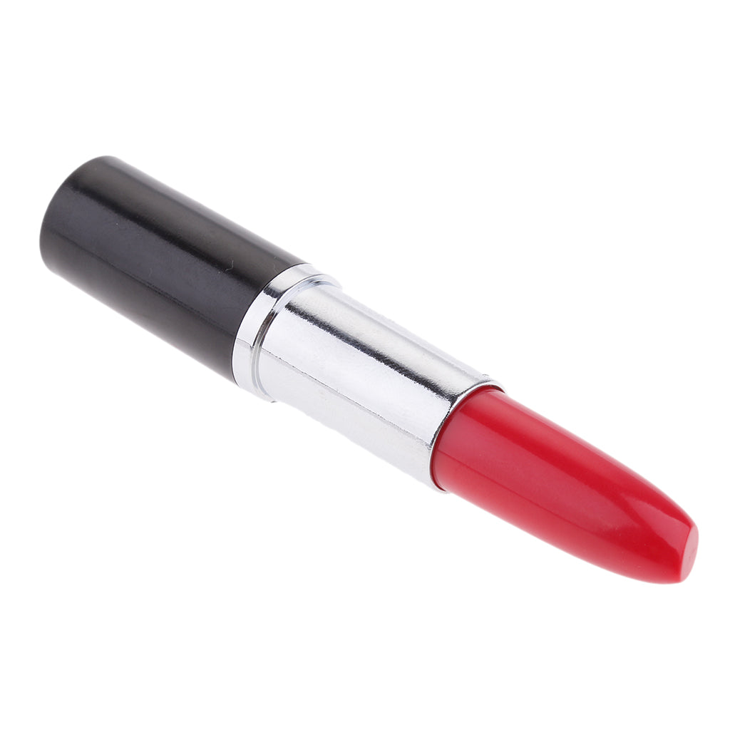 Lipstick-Shaped Mini Size Easy-Carry Touch Stylus Pen with Two Uses, for Capacitive Touch Screen Universal Touch Screen Stylus Pen, and Ballpiont Pen Red