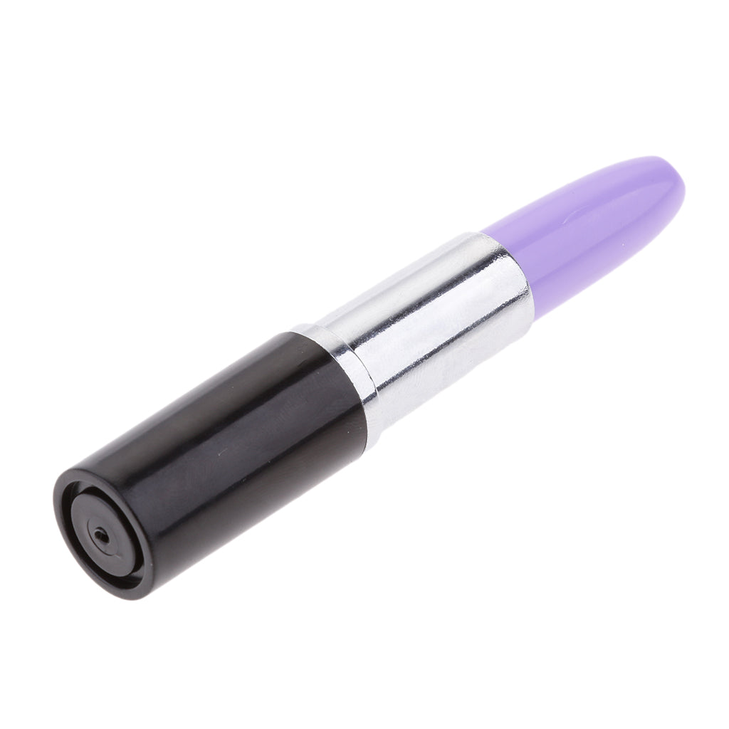 Lipstick-Shaped Mini Size Easy-Carry Touch Stylus Pen with Two Uses, for Capacitive Touch Screen Universal Touch Screen Stylus Pen, and Ballpiont Pen Purple