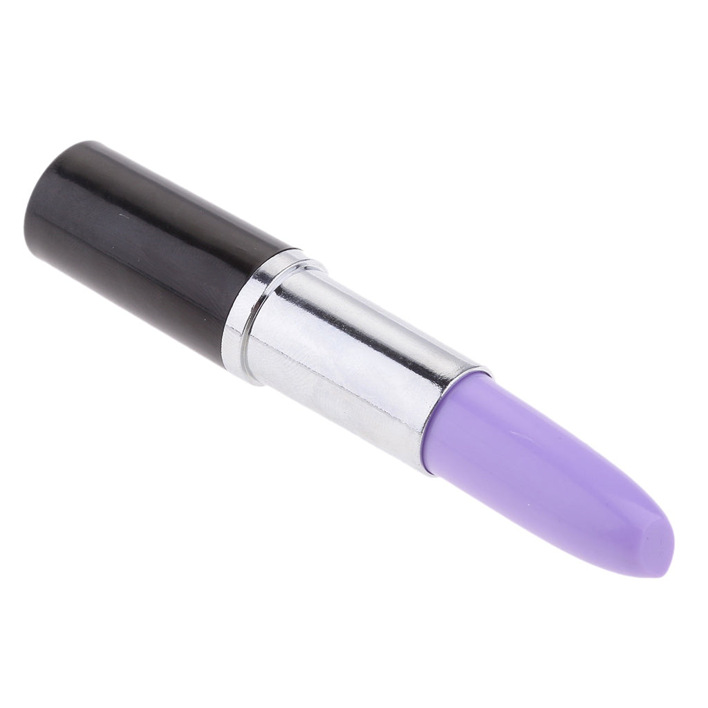 Lipstick-Shaped Mini Size Easy-Carry Touch Stylus Pen with Two Uses, for Capacitive Touch Screen Universal Touch Screen Stylus Pen, and Ballpiont Pen Purple