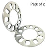 2 Pieces Car Wheel Spacers 5 Hole 5mm Fit 5 Lug 5X114.3 5X120 5X120.7 5X127