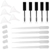 5 Packs 7ml Empty Mascara Tubes Eyelash Growth Oils Vials Bottle with Plugs Funnels Pipettes Droppers