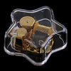 Acrylic Clear Musical Mechanism Music Box Wedding Home Decor Gift, Swan Lake