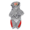 Soft Comfortable Fashionable Design Dog Puppy Hoodie Jumpsuit Coat Jacket Costume Outfit Clothing Accessory Pet Supplies Grey M