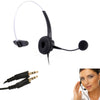 Telephone Headset 2.5mm Noise Cancelling with Mic Over Head for Call Center