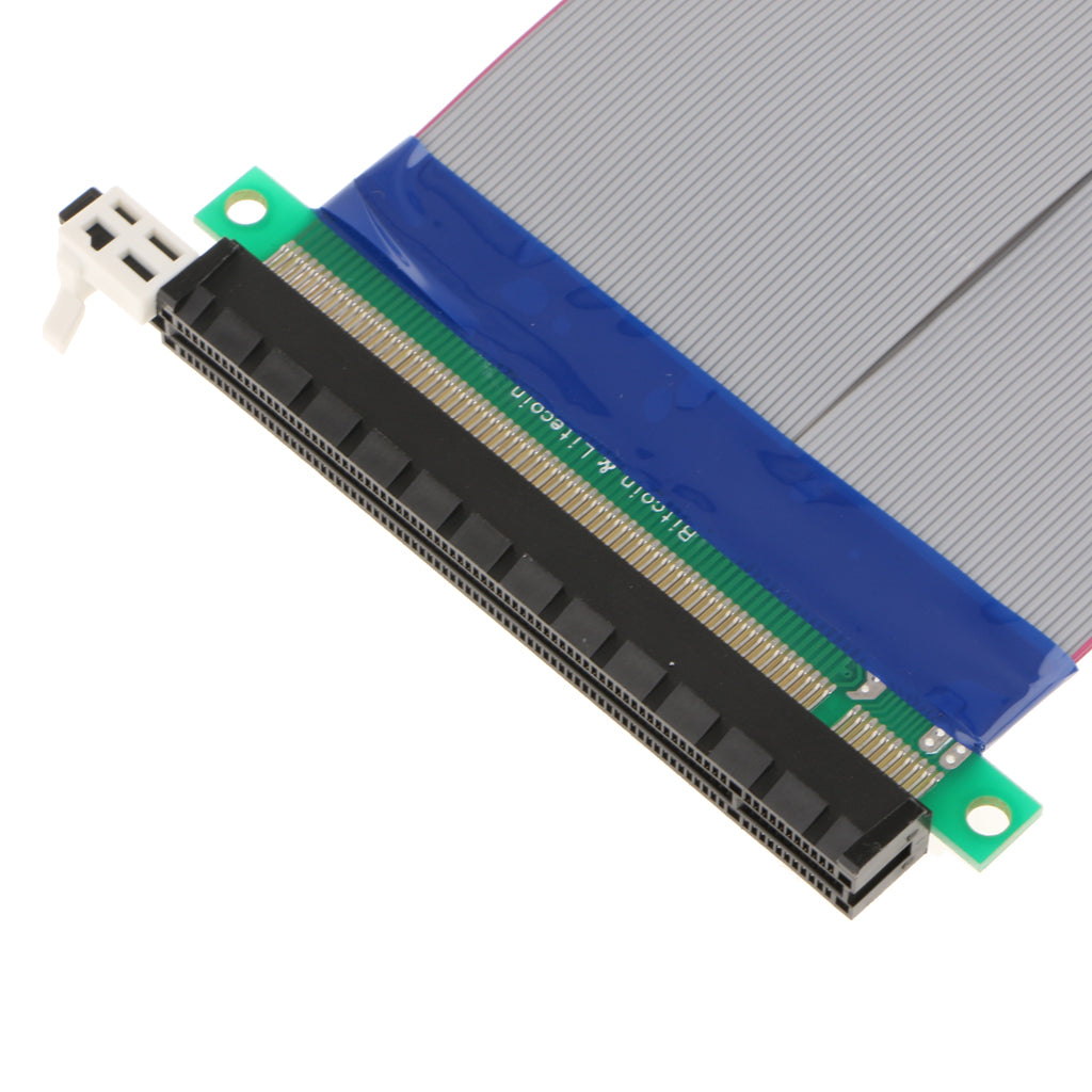 PCI-Express PCI-E 16X Slot Riser Card Ribbon Extender Extension 19cm Cable