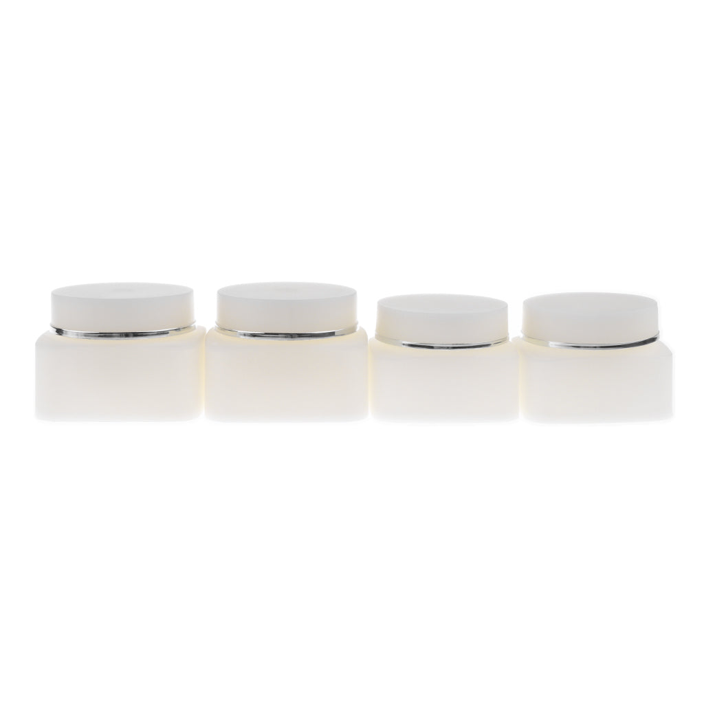 2x 30g and 2x 50g Empty Cosmetic Jar Pot Face Cream Lip Balm Bottle Box Container Case